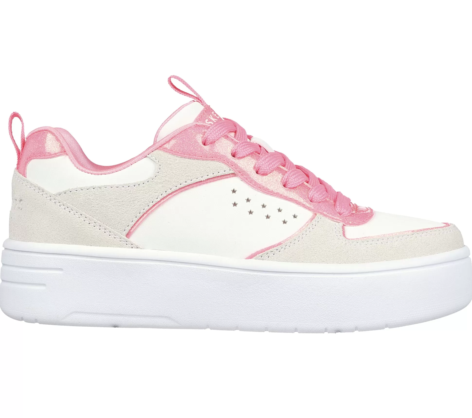 Kind SKECHERS Schnrer*Court High - Glitter Splash
