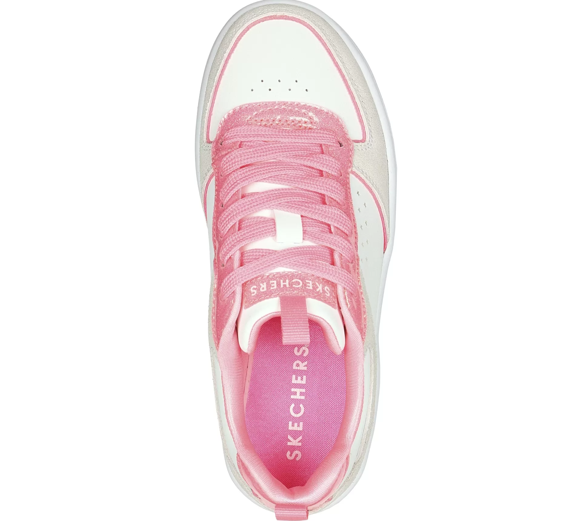 Kind SKECHERS Schnrer*Court High - Glitter Splash