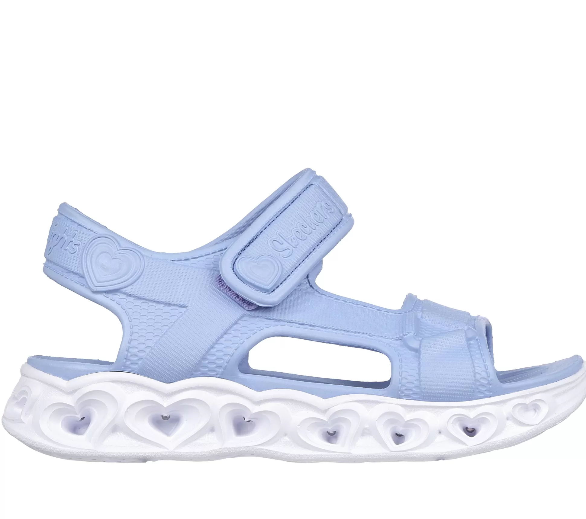 Kind SKECHERS Light Up*Foamies: Heart Lights Sandal - Always Flashy
