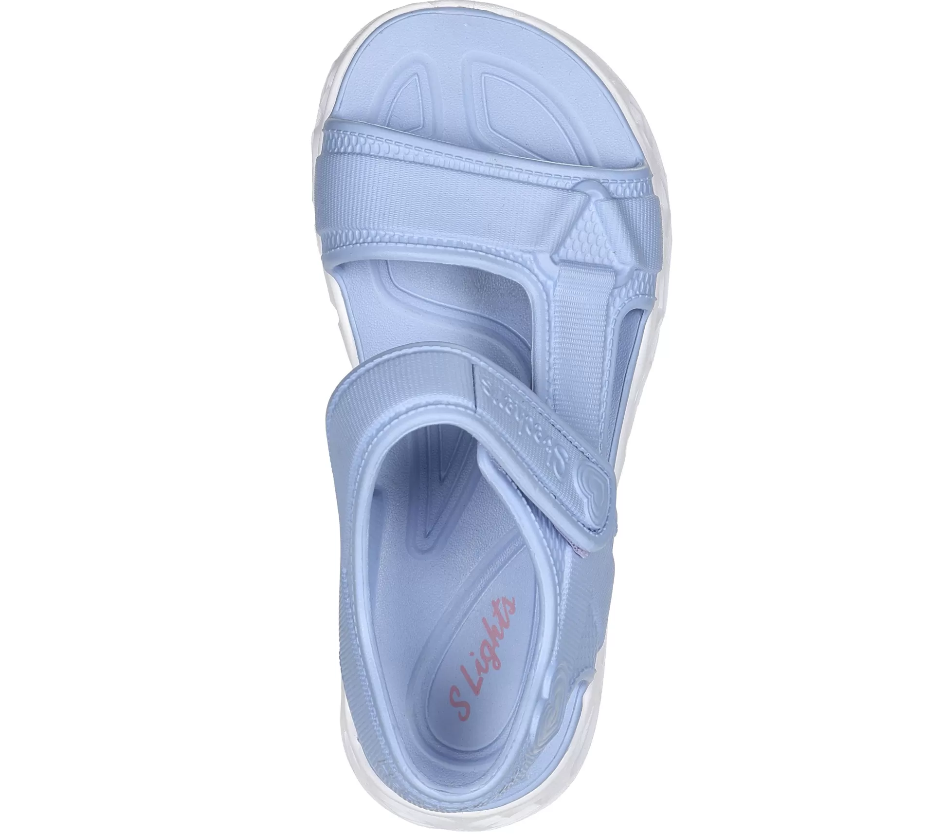 Kind SKECHERS Light Up*Foamies: Heart Lights Sandal - Always Flashy