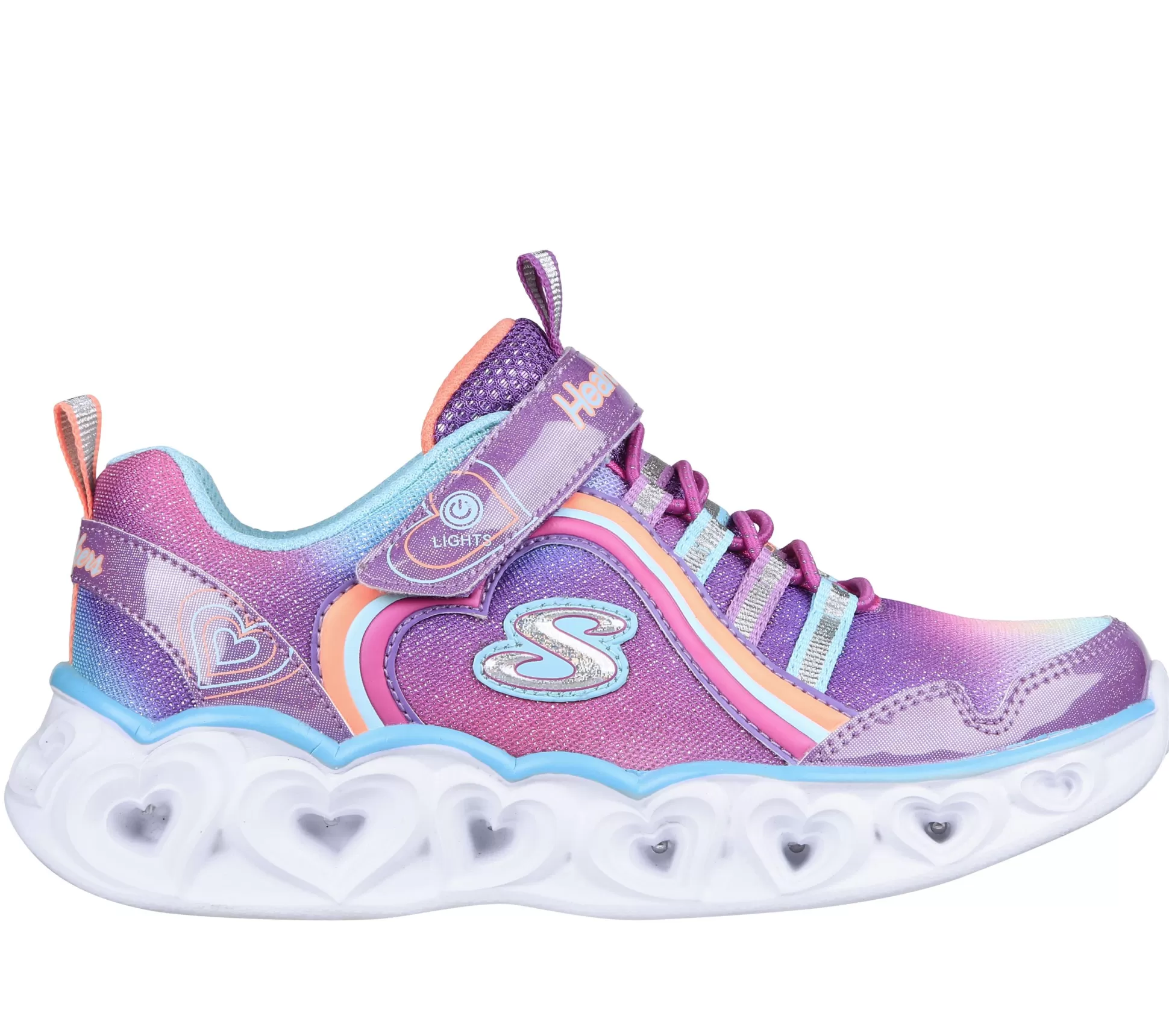 Kind SKECHERS Light Up*S Lights: Heart Lights - Rainbow Lux