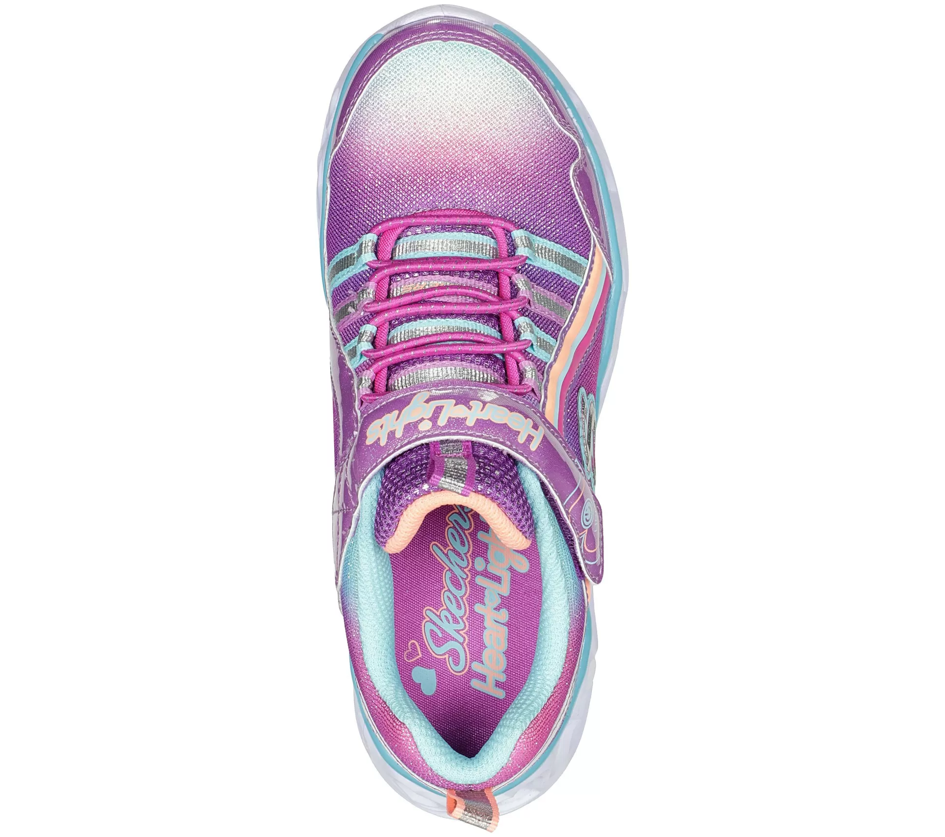 Kind SKECHERS Light Up*S Lights: Heart Lights - Rainbow Lux