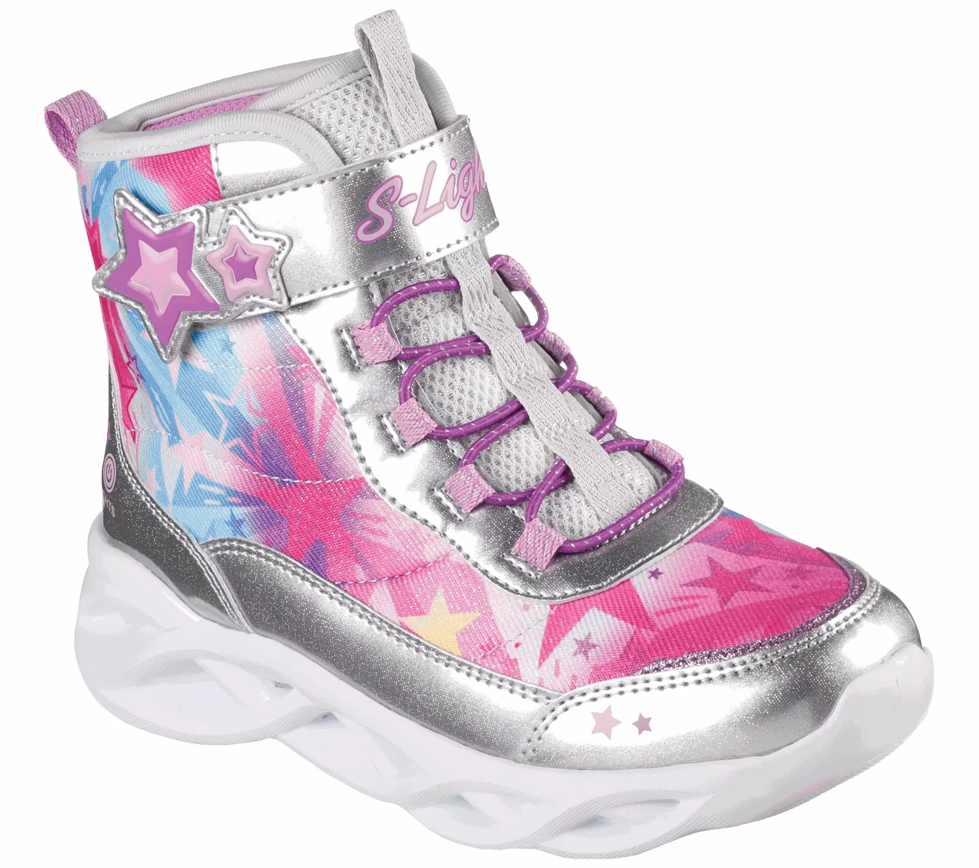 Kind SKECHERS Stiefel*S Lights: Twisty Brights - Sweet Starz