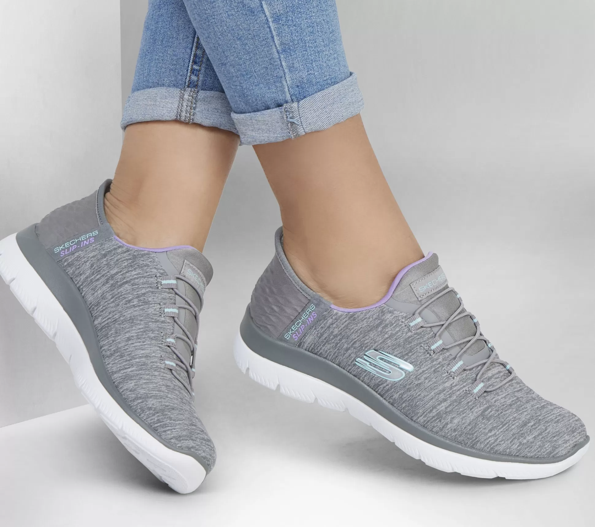 Frauen SKECHERS * Slip-Ins: Summits - Dazzling Haze