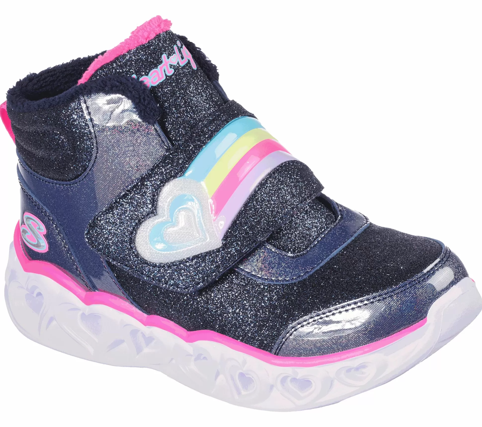 Kind SKECHERS Stiefel*S-Lights: Heart Lights - Brilliant Rainbow