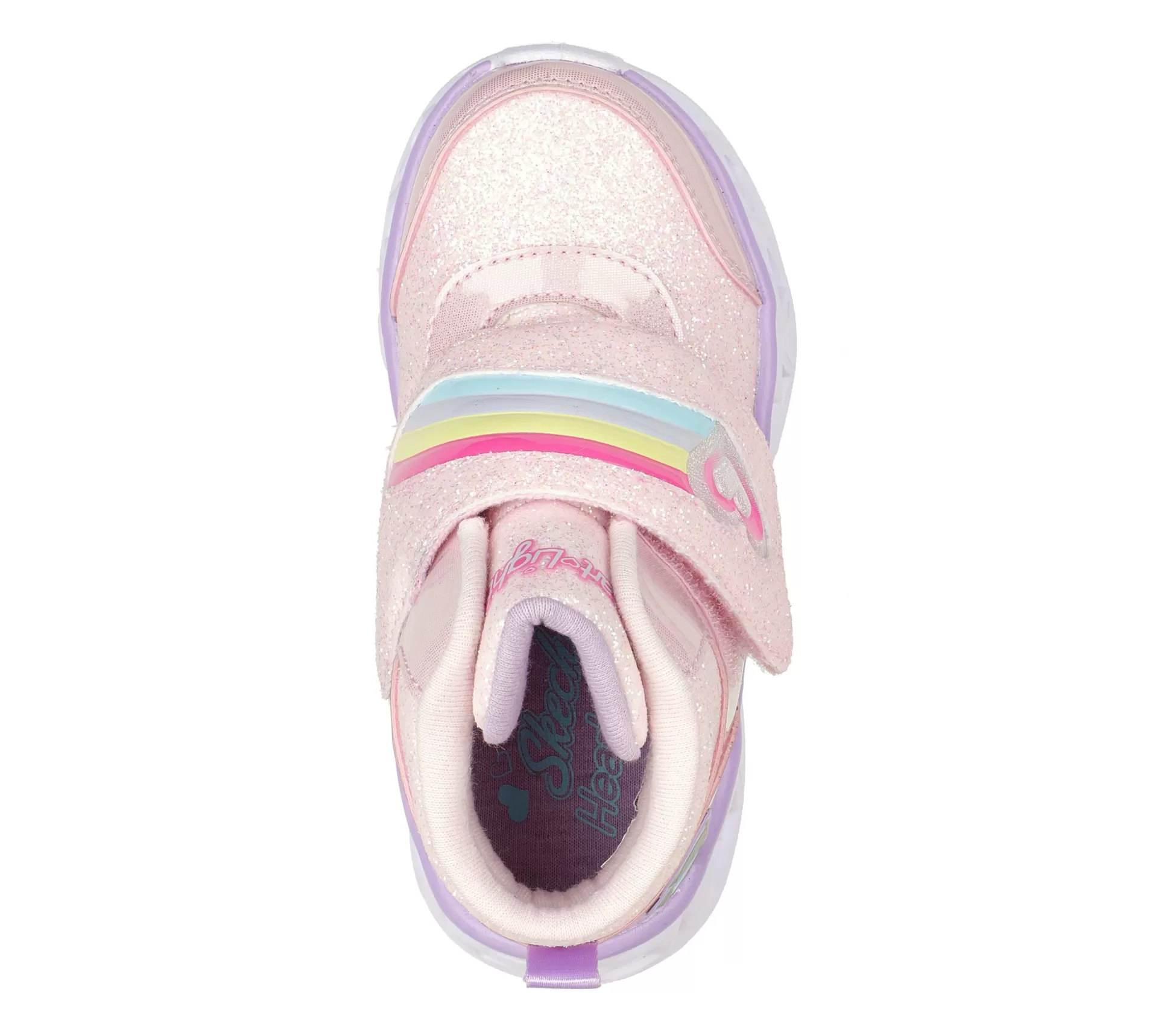 Kind SKECHERS Light Up*S-Lights: Heart Lights - Brilliant Rainbow