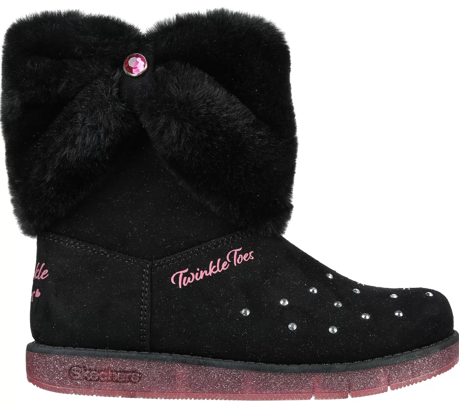 Kind SKECHERS Stiefel*Twinkle Toes: Glitzy Glam - Cozy Cuddlers